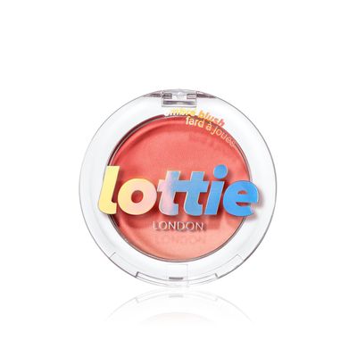 Lottie London Ombr Blush in Haze, Lightweight &amp; High Pigmented Powder Blusher for a Healthy Flush of Natural, Buildable Color
