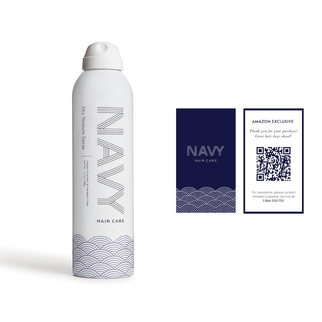 NAVY Dry Texture Spray - Hair Thickener Texturizing Spray for Voluminous Locks - 7 oz