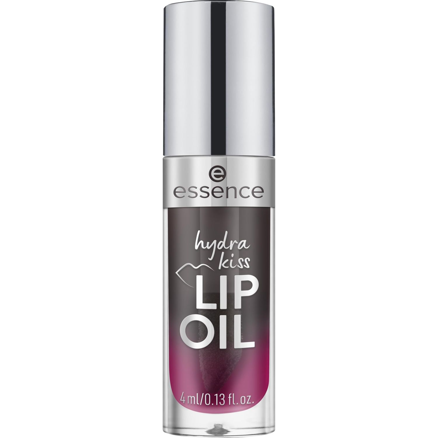 essence Hydra Kiss Lip Oil, Intense Hydration &amp; Glossy Finish, Infused with Hyaluronic Acid, Vitamin E &amp; Jojoba Oil, Vegan &amp; Cruelty Free (05 | Midnight Mystery)