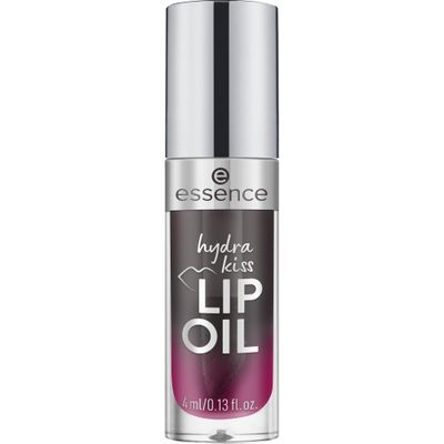 essence Hydra Kiss Lip Oil, Intense Hydration &amp; Glossy Finish, Infused with Hyaluronic Acid, Vitamin E &amp; Jojoba Oil, Vegan &amp; Cruelty Free (05 | Midnight Mystery)