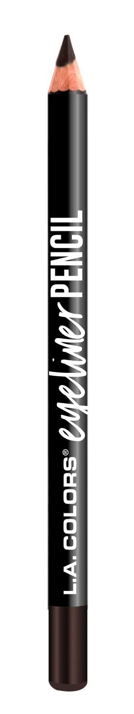 L.A. COLORS Eyeliner Pencil, Brown Black CP602A