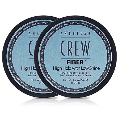Men&#39;s Hair Fiber by American Crew, Like Hair Gel with High Hold with Low Shine, 3 Oz (Pack of 2)