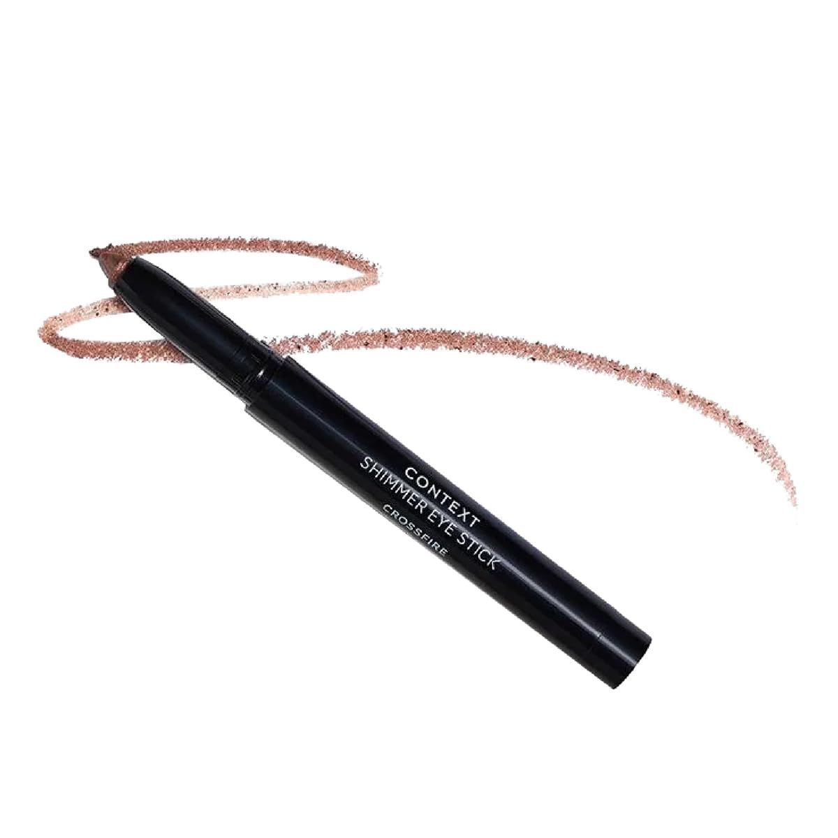 CONTEXT SKIN Shimmer Eye Stick - Crossfire | Creamy, Pigmented Copper | Eye Shadow Sticks for Effortless &amp; Durable Wear | Radiant Application for Gorgeous Day &amp; Night Looks | Easy-to-Apply
