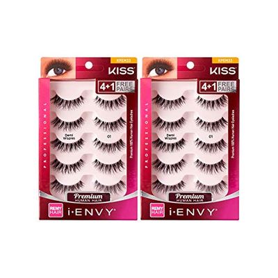 Kiss I Envy Demi Wispies 41 Feathery Style Lashes (Pack of 2)