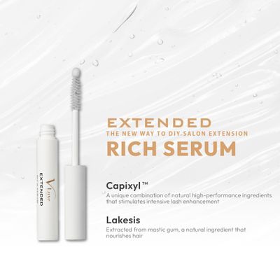 VLuxe Extended Intensive Eyelash Serum, Rich Formula for Thicker & Fuller Lashes, Lash Enhancement Infused with Capixyl & Lakesis for Optimal Improvement