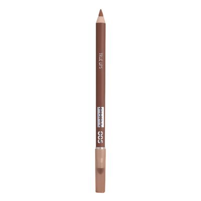 Pupa Milano True Lips Blendable Lip Contour Pencil - Dual-Ended Matte Lining Color and Brush - Creamy, Hydrating, High Pigment, Smudge Proof Formula - Paraben Free - 005 Raw Sienna Sand - 0.042 oz