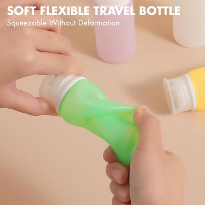 Muslish 21 Pack Leak Proof Silicone Travel Bottles Set, TSA Approved Containers for Toiletries, Travel Size Accessories and Shampoo Conditioner Bottles with Toiletry Bag (BPA Free)