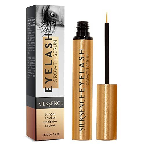 Lash Enhancing Serum for Eyelash Growth Lash Serum for Women to Boost Thicker, Fuller, and Longer Lashes 5 ml (Metallic)