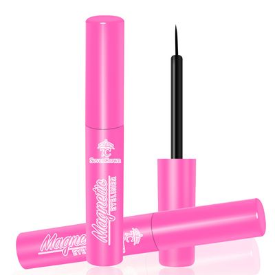 7C SEVENCROWN Magnetic Eyeliner Black Waterproof Liquid Eyeliner,Upgraded All-Day Hold, Sweatproof, Works Perfectly with Magnetic Eyelashes Kit - 5ml4 Count Eye Liner