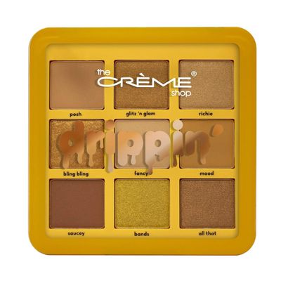 The Crme Shop Drippin&#39; 9 Color Palette | Brown Eyeshadow Palette | Matte &amp; Shimmer Eyeshadow Palette | Natural Eyeshadow Palettes