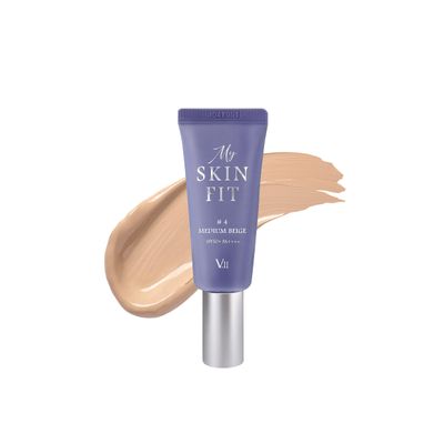 VILLAGE11FACTORY My Skin Fit BB Cream, Medium Beige, Anti-Aging Adenosine &amp; Collagen Booster, 0.67 fl.oz