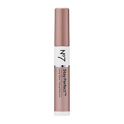 No7 Stay Perfect Mascara - Smudge-Free Mascara with Straight Brush Applicator for Long-Lasting Volume Up to 24 Hours - Rain-Proof, Tear-Proof Mascara (7ml)