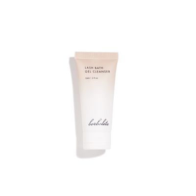 Borboleta Lash Bath Gel Cleanser - Gentle Gel Lash Shampoo for Lash Extensions and Natural Eyelashes, Eyelash Shampoo - 1.7 fl. Oz (Travel Size (.5 oz))