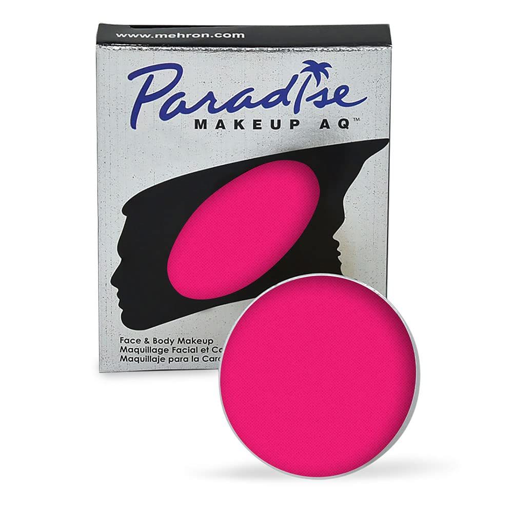 Mehron Makeup Paradise Makeup AQ Refill (.25 oz) (Intergalactic - Neon PinkCoral UV)