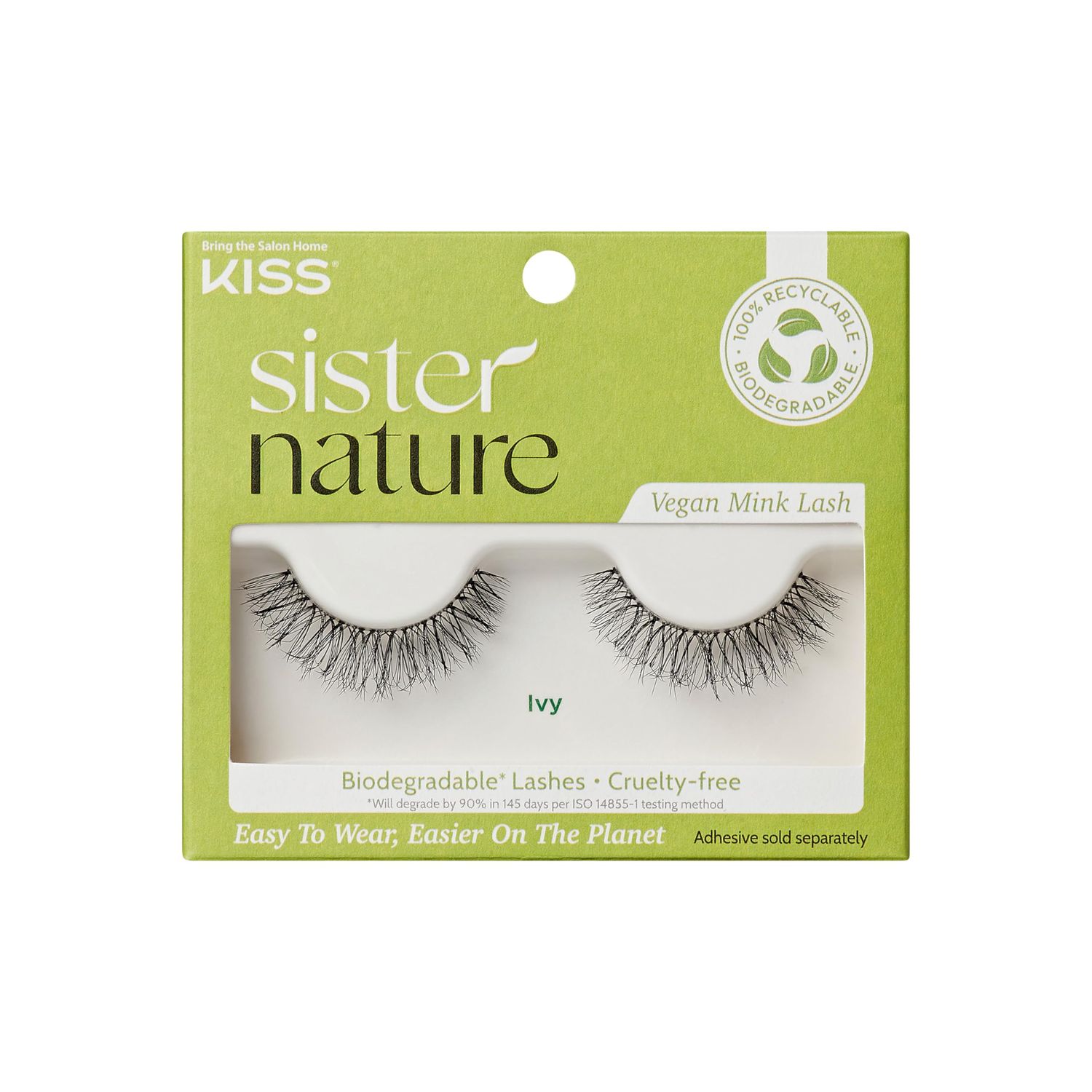 KISS Lash Couture Rebel Collection, False Eyelashes, &#39;Volume Up&#39;, 12 mm, Includes 1 Pair Of Lash, Contact Lens Friendly, Easy to Apply, Reusable Strip Lashes