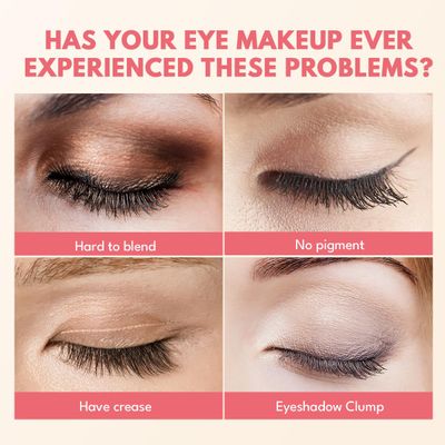 imakeupnow Eyeshadow Primer Base Long-Lasting Cream Eye Makeup Primer Matte, Waterproof Eye Base for Vibrant, Eyeshadow Concealer For All Skin Type, 0.35ozcount