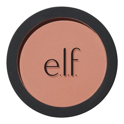 e.l.f Primer-Infused Blush, Long-Wear, Matte, Bold, Lightweight, Blends Easily, Contours Cheeks, Always Rosy, All-Day Wear, Vegan &amp; Cruelty-Free