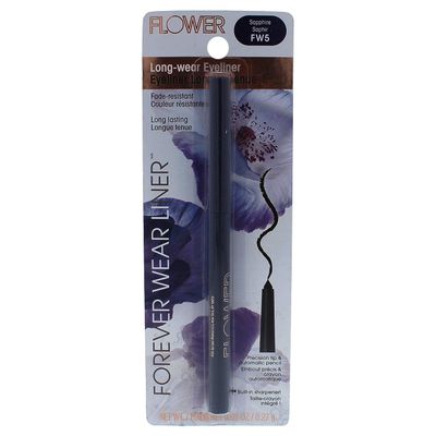 FLOWER BEAUTY Forever Wear Liner Long-Wear Eyeliner, Sapphire, 0.01 oz. (Pack of 1)