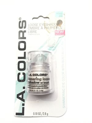 L.A. Colors Shimmering Loose Eyeshadow (Snow White)