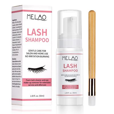 Mererke_Pretty Eyelash Extension Cleanser, Lash Shampoo for Lash Extensions, Lash Cleanser for Extensions, Paraben &amp; Sulfate Free lash shampoo for Salon and Home Use 1.69 fl.oz