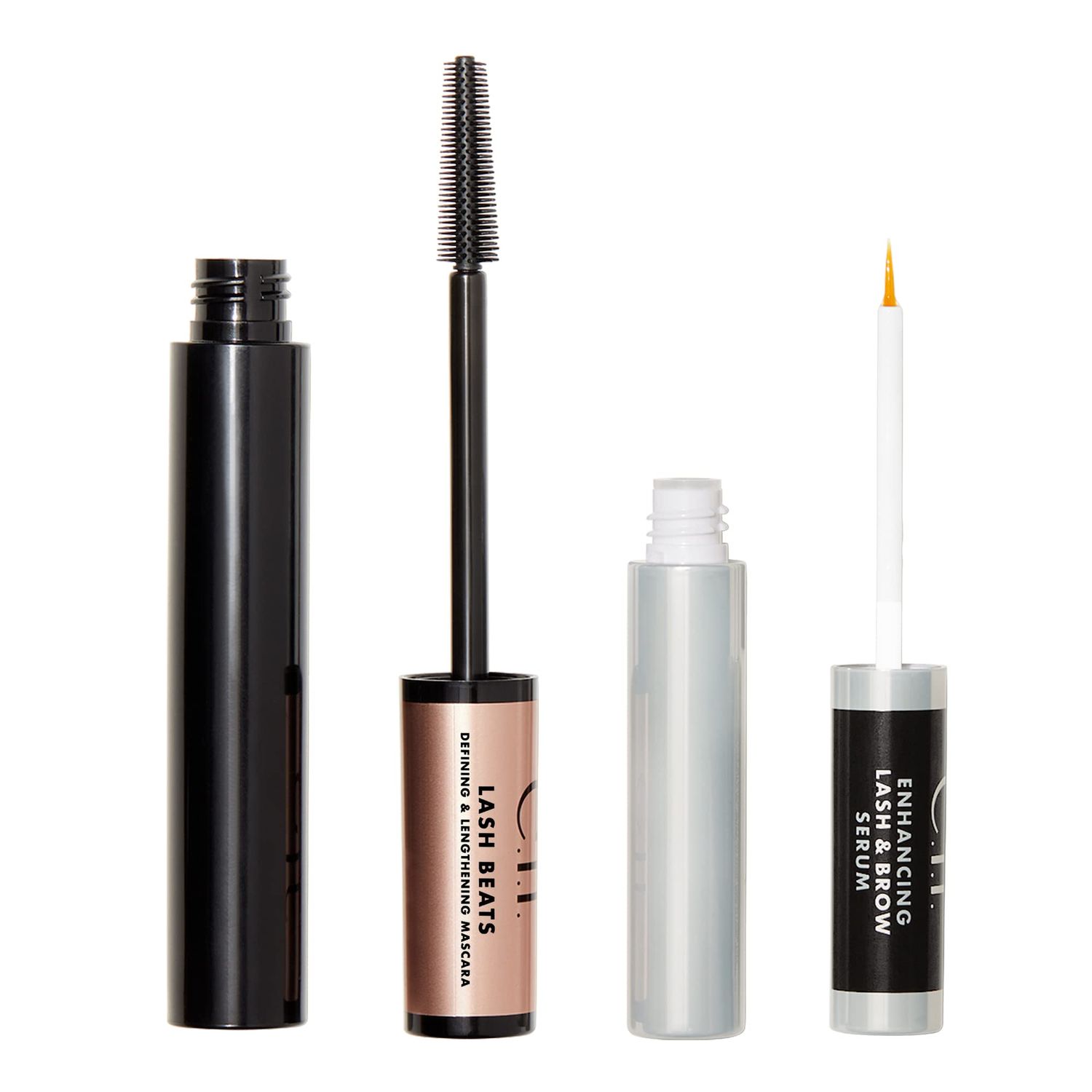 e.l.f. Cosmetics Lash Beats Mascara &amp; Lash Serum Bundle, Defining, Lengthening Mascara &amp; Lash &amp; Brow Enhancing Serum, Makes Lashes Appear Thick &amp; Defined