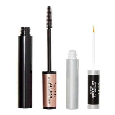 e.l.f. Cosmetics Lash Beats Mascara &amp; Lash Serum Bundle, Defining, Lengthening Mascara &amp; Lash &amp; Brow Enhancing Serum, Makes Lashes Appear Thick &amp; Defined
