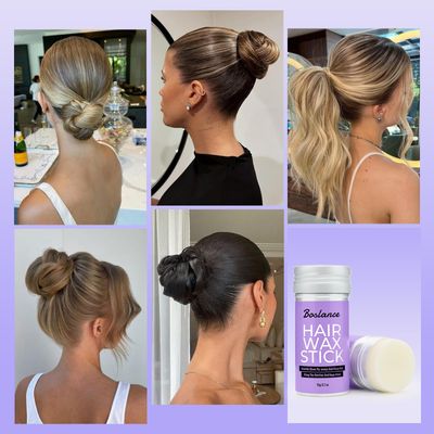 Hair Wax Stick for Taming Flyaways and Smoothing Edges - Slick Back Gel for Women and Kids, Edge Control Frizz Hair Styling Balm Stick Accessory