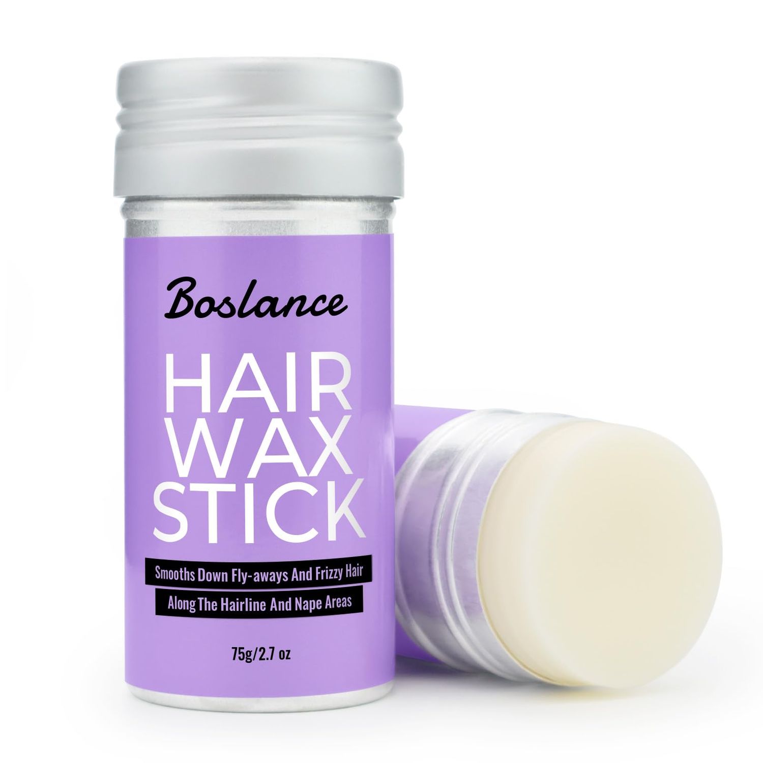 Hair Wax Stick for Taming Flyaways and Smoothing Edges - Slick Back Gel for Women and Kids, Edge Control Frizz Hair Styling Balm Stick Accessory
