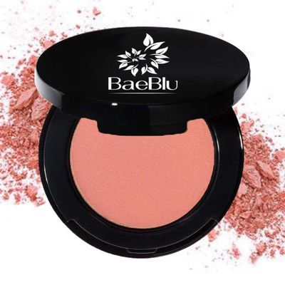 BaeBlu Organic Blush 100% Natural Pressed Mineral Powder, Made in the USA, Dusty Rose