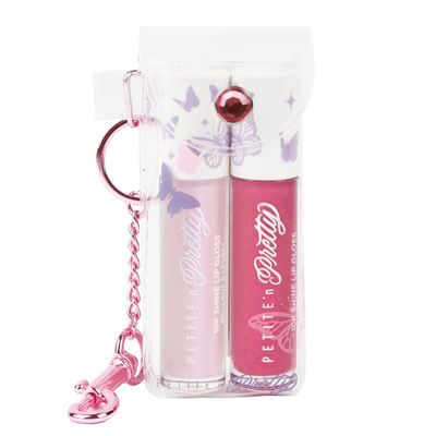 Petite &#39;N Pretty So Dreamy 10K Shine Lip Gloss Duo-Makeup for Girls, Kids, Tweens, Teens-High Shine, Lightweight, Made in the USA (First Freeze and Rosy Dreams)-Limited Edition