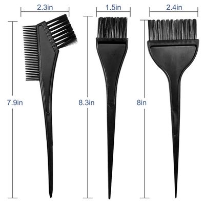 Moonmini Hair Dye Color Brush and Bowl Set, 4Pcs Color Bowl Brushes Tool Mixing Bowl Kit Tint Comb for Hair Tint Dying Coloring Applicator