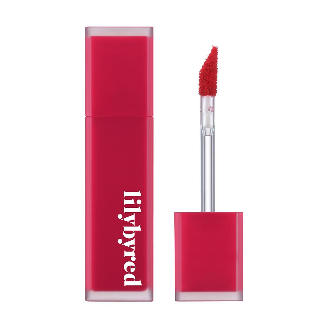 lilybyred Mood Liar Velvet Tint (AD) Velvet matte, Long-lasting, Smudge-resistant, super stay (06_Innocent Apple, One size)