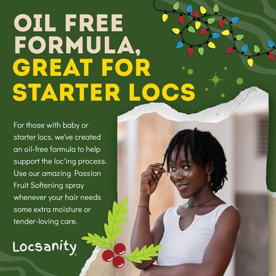Locsanity Daily Moisturizing Spray for Dull, Dry Locs - Passion Fruit Hair and Scalp Moisturizer for Dreadlocks, Sisterlocks, Microlocks, Braids to Control Oil and Frizz (8 fl oz)
