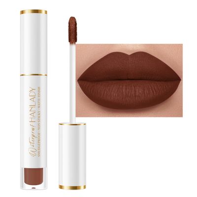 HANLADY Dark Brown Lipstick Long Lasting Lipsticks for Women Pigmented Smudgeproof Transferproof Vegan Cruelty Free Lip Makeup, A50 My Dream