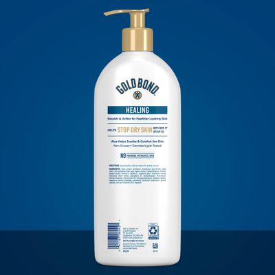 Gold Bond Healing Hydrating Lotion with Aloe Moisturizes, Heals &amp; Smooths Dry Skin, Delivers Immediate 24-Hour Hydration, Value Size, 24 oz.