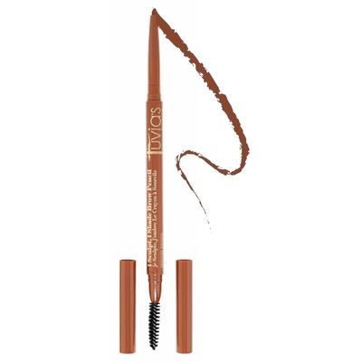 Juvia&#39;s Place iSculpt, iShade - Medium Brown, Eyebrow Pencil Liner with Spoolie Brush, Eyebrow Makeup, Brow Pencil Definer, Waterproof Eyebrow Pencil, Eyebrow Filler Pencil, Brow Liner Pencil