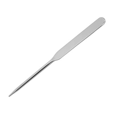 Chazcool Makeup Spatula, Foundation Spatula, Stainless Steel Foundation Makeup Shovel, Make Up Spatula Tool for Professional, Beginner Facial Mixing Stick