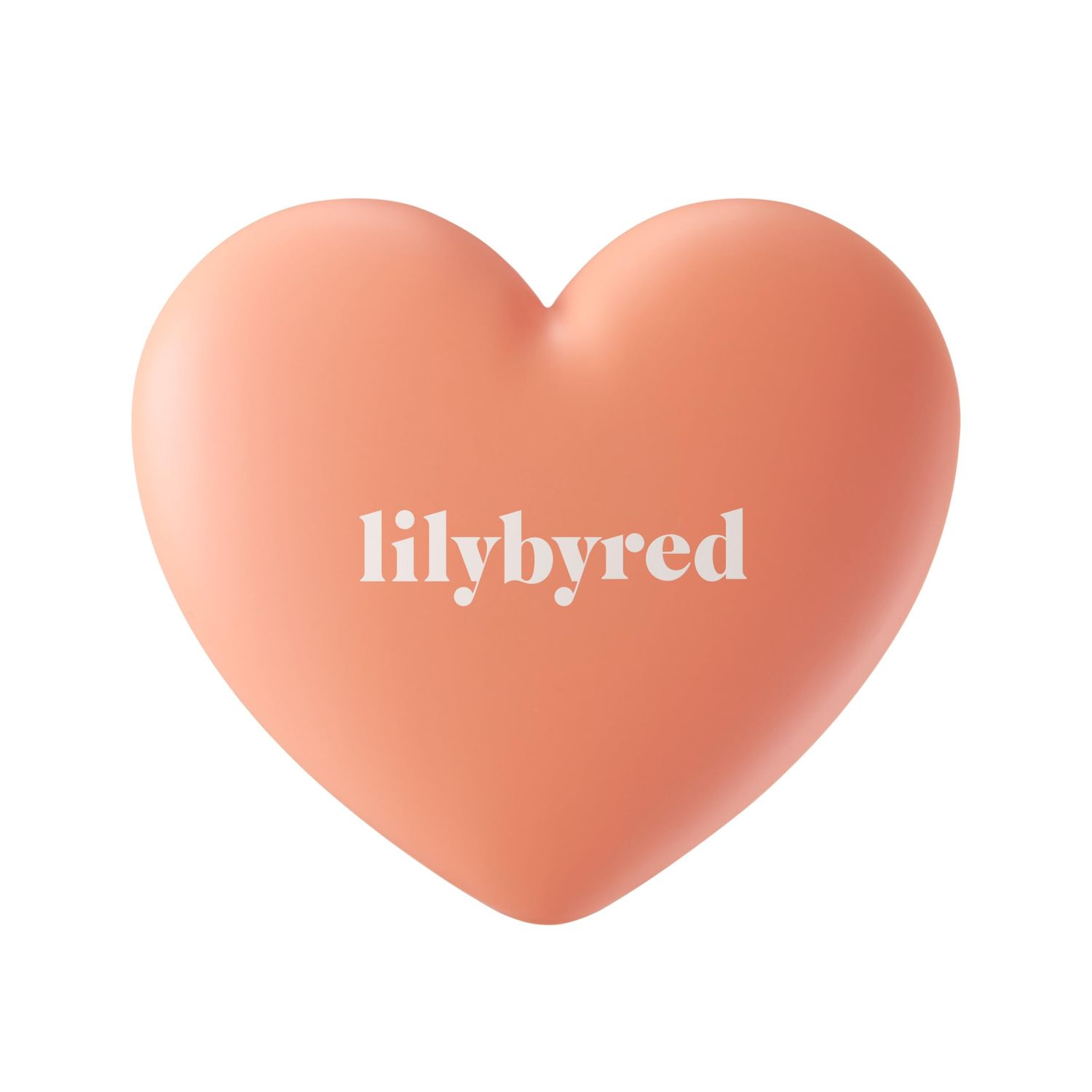 Lilybyred LUV BEAM CHEEK(AD) (03_Flush Orange) - Heart Shaped Powder Blush with Shimmer, Natural-Looking Flush, Long-Lasting Radiance, Korean Beauty