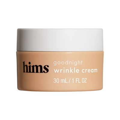 hims Goodnight Wrinkle Cream for Men - Hydrating Mens Face Moisturizer with Hyaluronic Acid, Shea Butter & Caffeine - Reduces Wrinkles While You Sleep - 1 pack