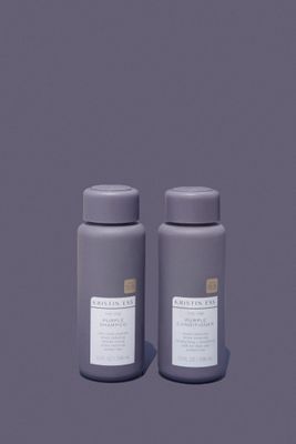 Kristin Ess Hair Purple Shampoo and Conditioner Set for Blonde, Brunette, Silver  Gray Hair, Anti Brass  Yellow Tones, Safe for Color Treated Hair, Sulfate Free Toning Shampoo Conditioner