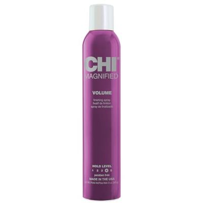 CHI Magnified Volume Finishing Hair Spray, Boosts Volume &amp; Body For Maximum Fullness, Builds Resilience &amp; Strength &amp; Adds Shine, 12 Oz
