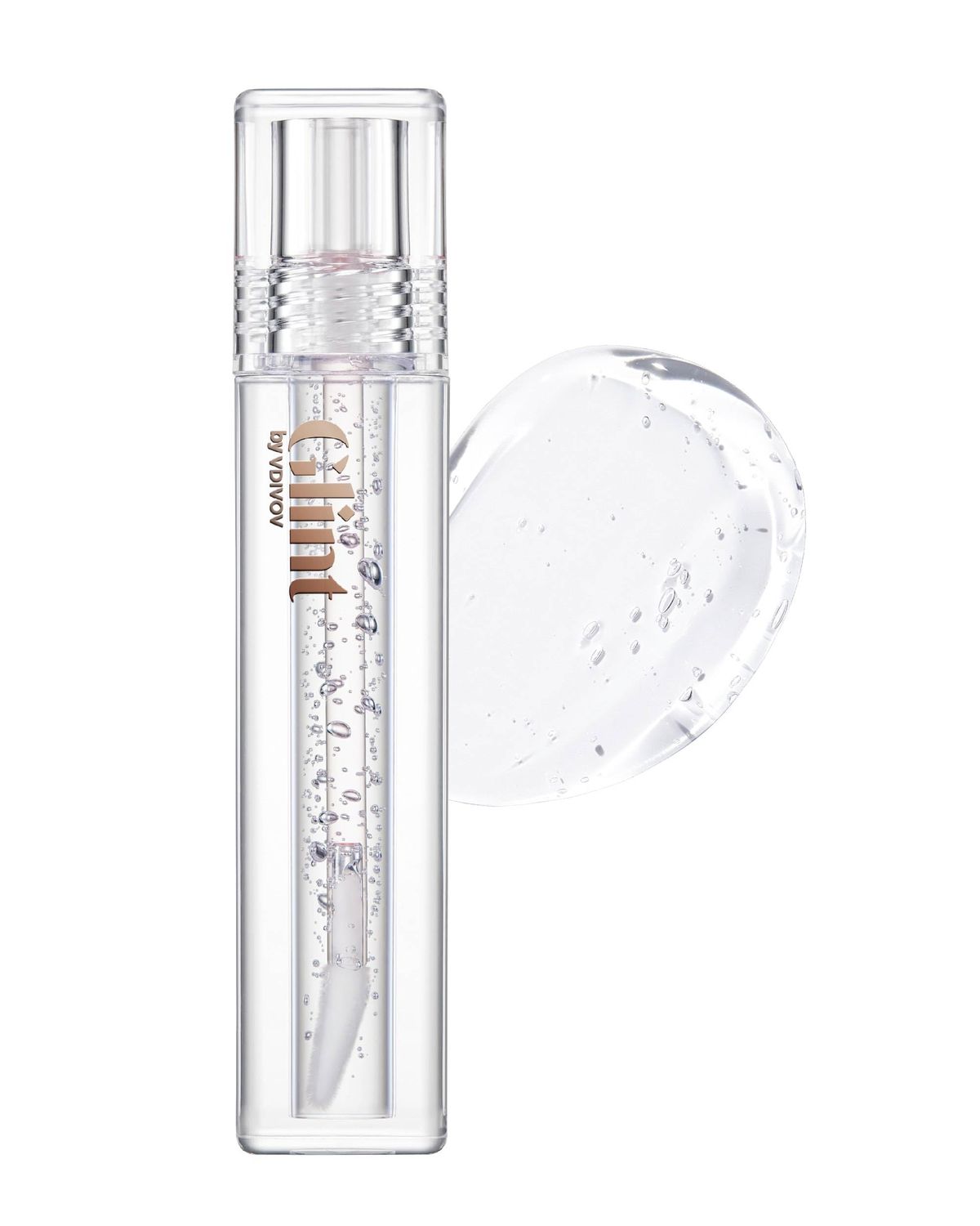 Glint Liquid Gel Highlighter (Glosser, 0.1oz) - Multi-Use Face &amp; Body Gloss for Smooth Glow, Long-Lasting Illuminator Balm for Healthy Radiance. Korean Makeup. Eyes, Cheeks, Nose, Lips.