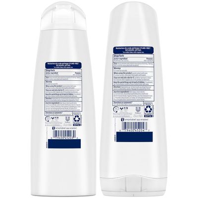 Dove Anti-Dandruff Shampoo and Conditioner Set - Soothing Moisture with Pyrithione Zinc  Sweet Almond Oil for Hair, 12 Oz Ea