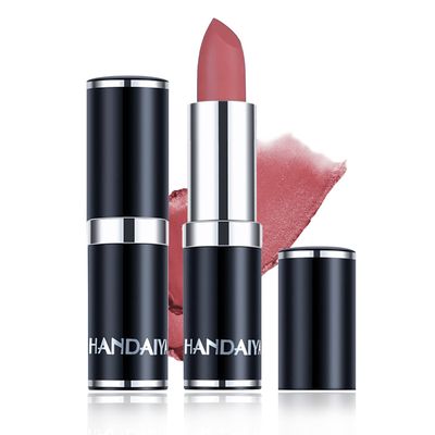 NVLEPTAP Nude Matte Lipstick,Matte Lipstick Long Lasting Moisturizing,Waterproof Non-Stick Cup Nude Lip Stick,Professional Lip Makeup Gifts for Women Girls - 01