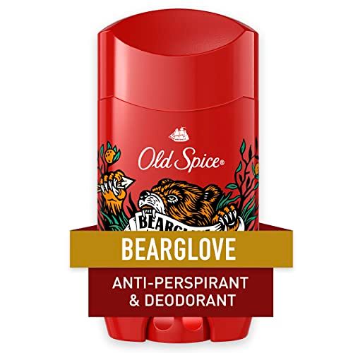 Old Spice Anti-Perspirant Deodorant for Men, Bearglove Scent, 2.6 Oz