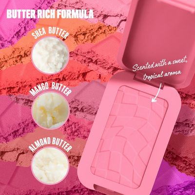 NYX PROFESSIONAL MAKEUP Buttermelt Powder Blush, Fade and Transfer-Resistant Blush, Up to 12HR Make Up Wear, Vegan Formula - Butta Together
