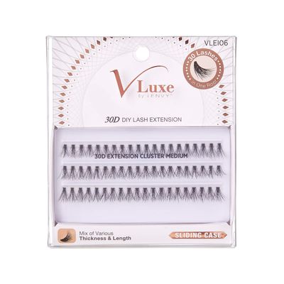 V Luxe by I-ENVY 30D Cluster Extension Medium (1 PACK, VLEI06)