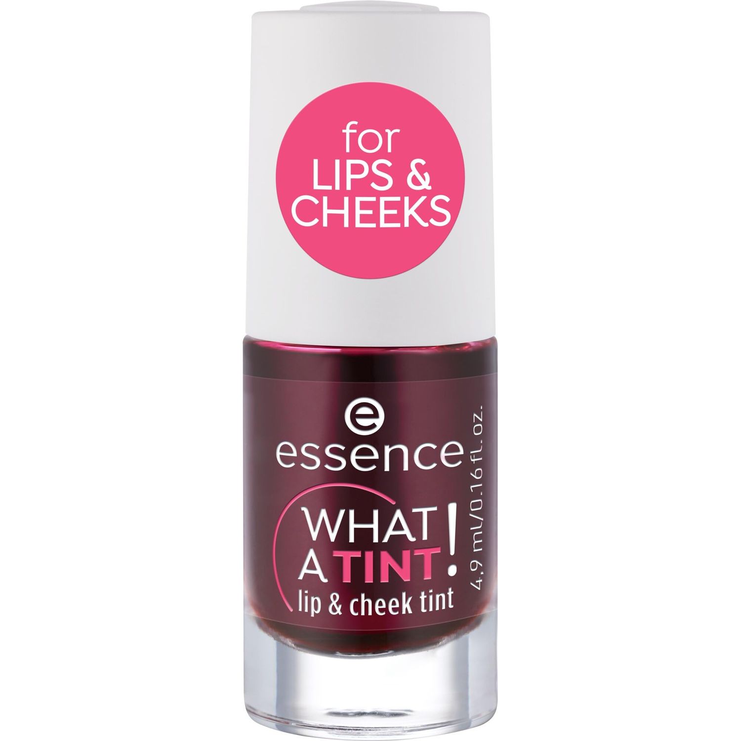 essence | What a Tint! Lip &amp; Cheek Tint | Long-Lasting Liquid Blush &amp; Lip Stain | Non-Sticky &amp; Kiss-Proof | Vegan &amp; Cruelty Free