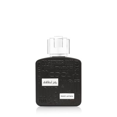 Lattafa Ramz Silver for Unisex Eau de Parfum Spray, 3.4 Ounce  100 ml