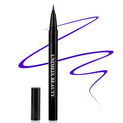 UNIMEIX Eyeliner Liquid Liner Waterproof Eye Liner Makeup Eyeliner Pen Precise All Day Eyeliner Amethyst